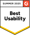 G2 Badge 2024 : Best Usability