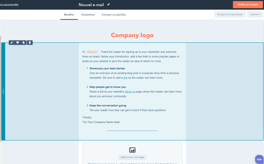 Plugin emailing WordPress gratuit par HubSpot